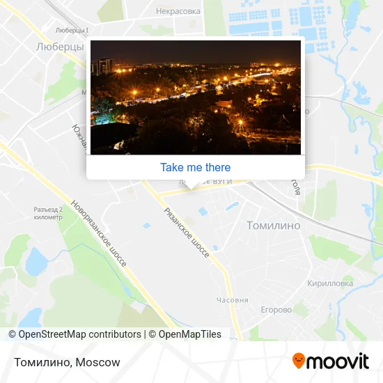 Томилино map