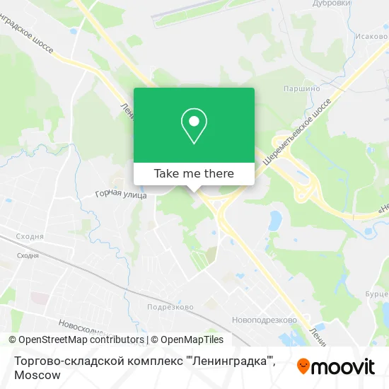 Торгово-складской комплекс ""Ленинградка"" map