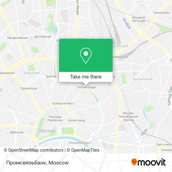 Промсвязьбанк map