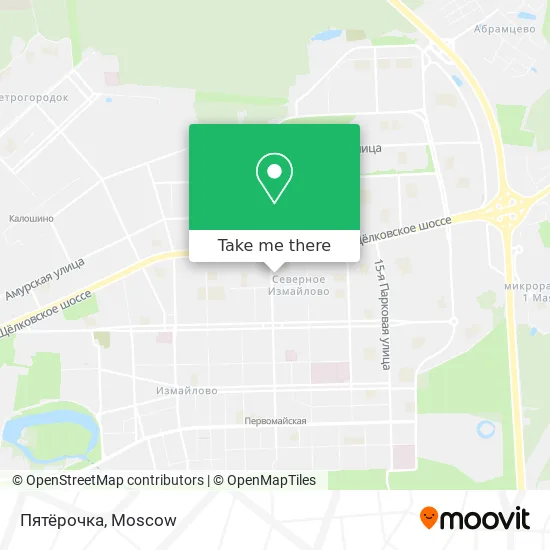 Пятёрочка map