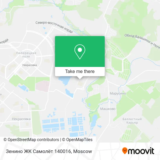 Зенино ЖК Самолёт 140016 map
