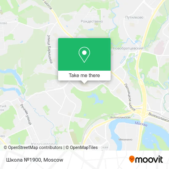 Школа №1900 map