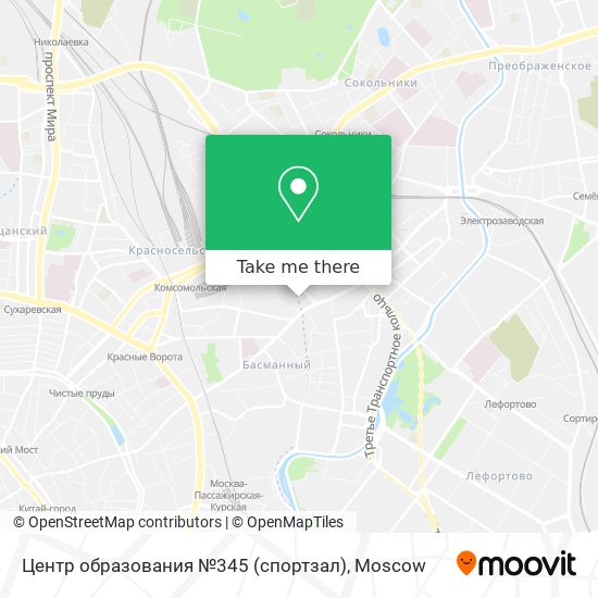 Центр образования №345 (спортзал) map