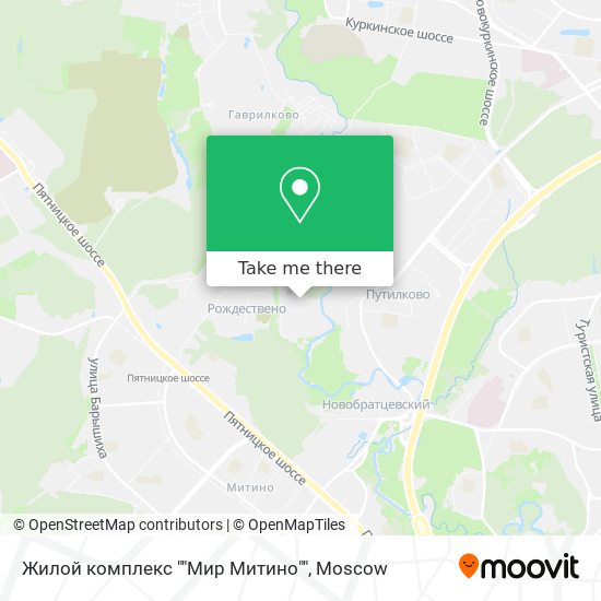 Жилой комплекс ""Мир Митино"" map