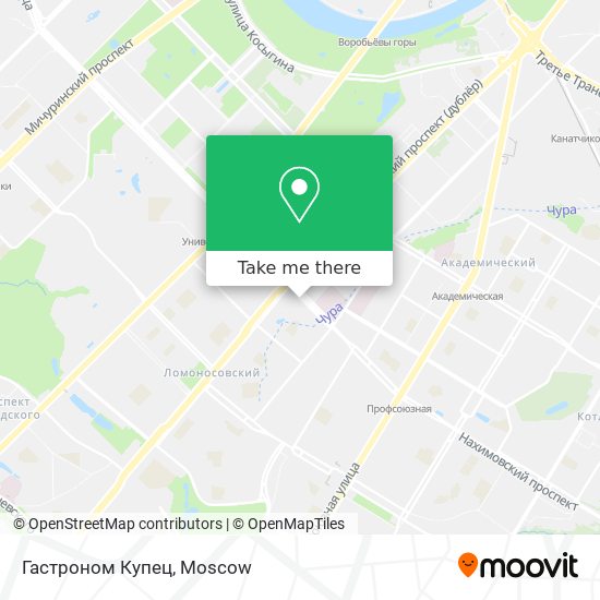 Гастроном Купец map