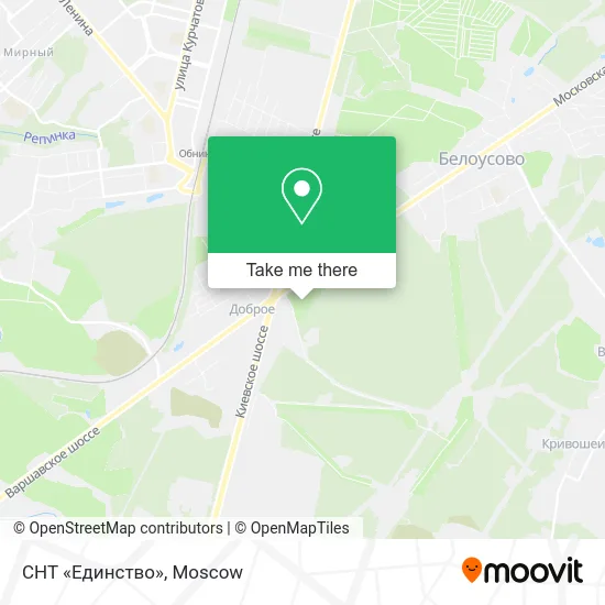 СНТ «Единство» map