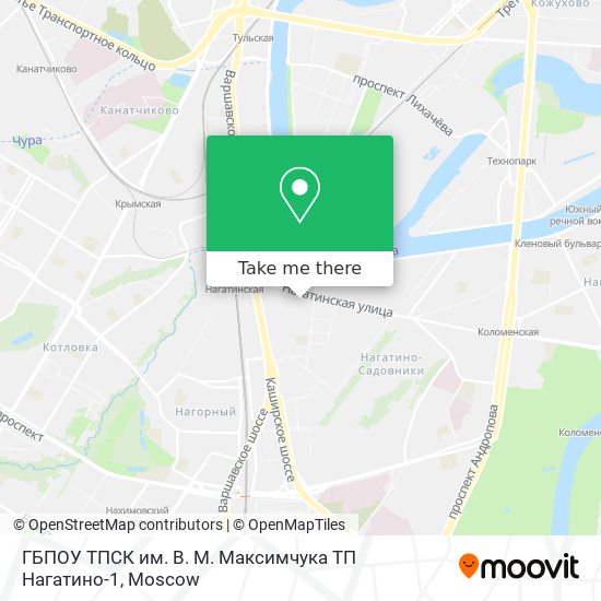 ГБПОУ ТПСК им. В. М. Максимчука ТП Нагатино-1 map