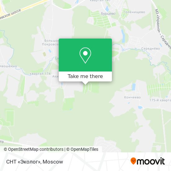 СНТ «Эколог» map