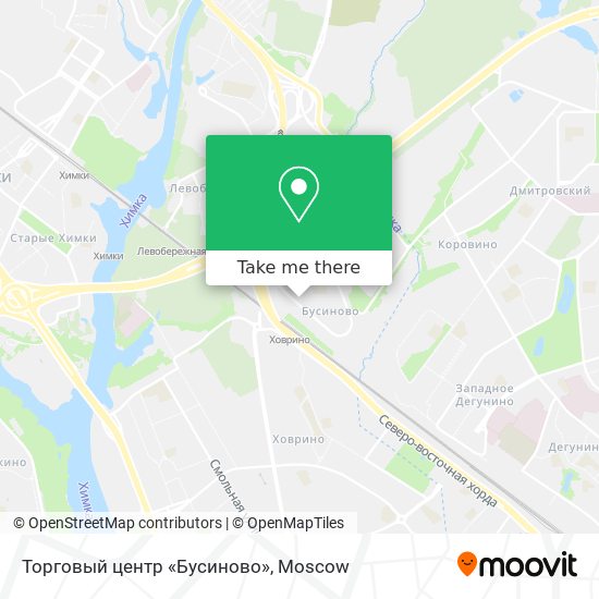 Торговый центр «Бусиново» map