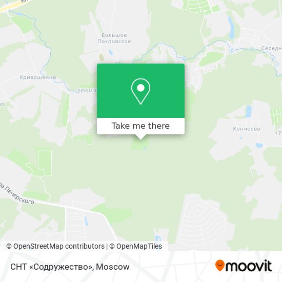 СНТ «Содружество» map