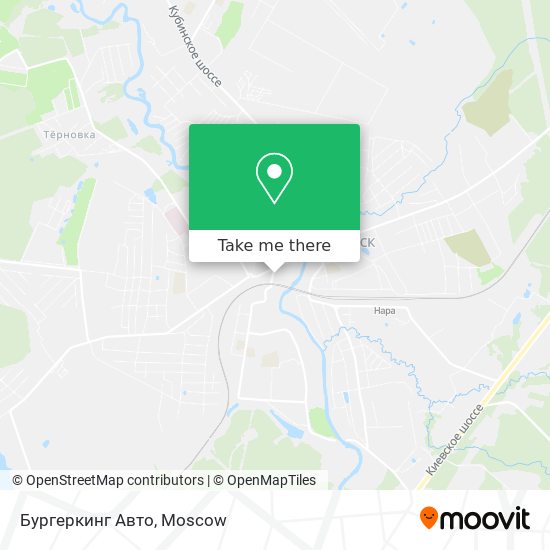 Бургеркинг Авто map