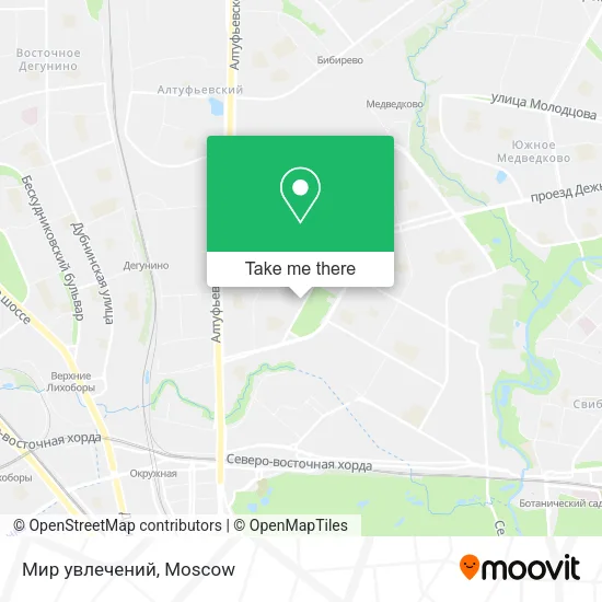 Мир увлечений map