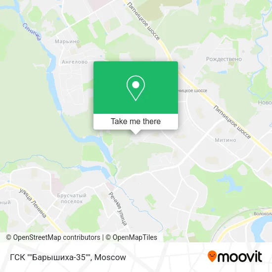 ГСК ""Барышиха-35"" map