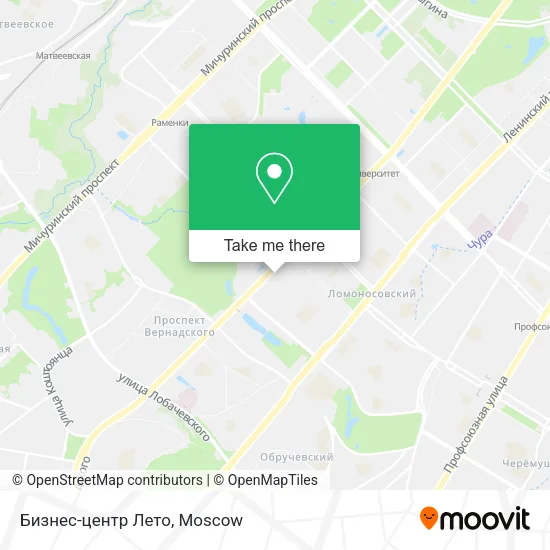 Бизнес-центр Лето map