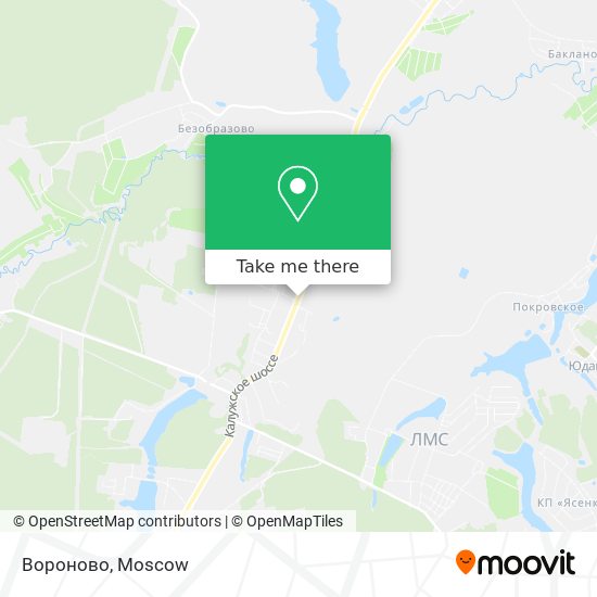 Вороново map