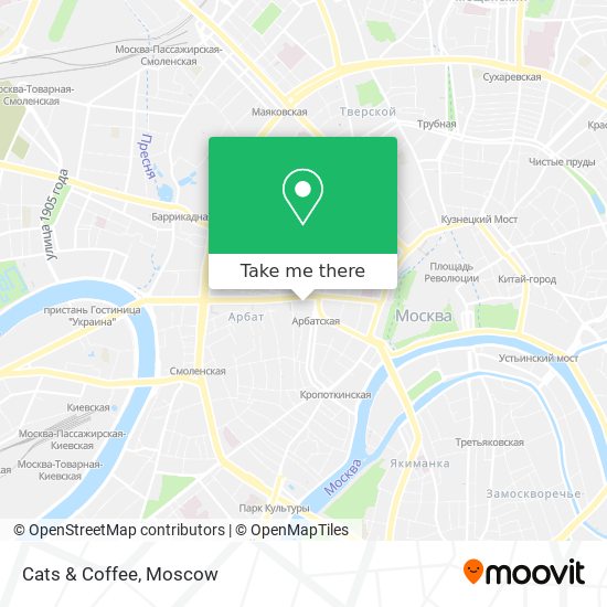 Cats & Coffee map