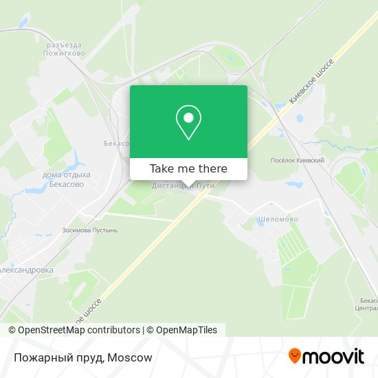 Пожарный пруд map