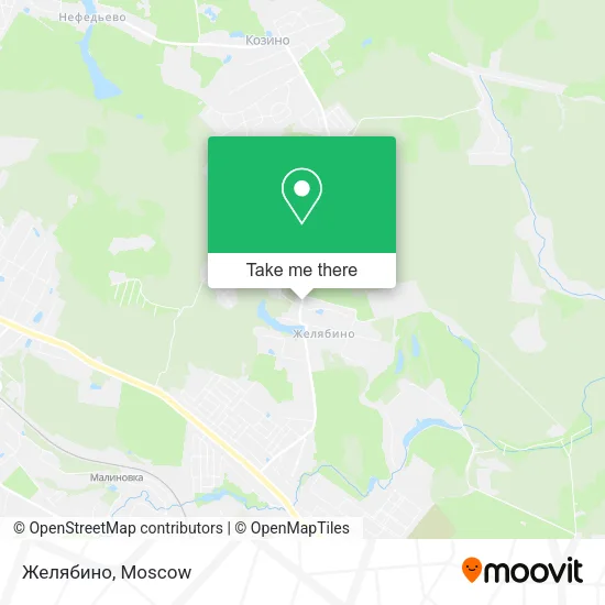 Желябино map