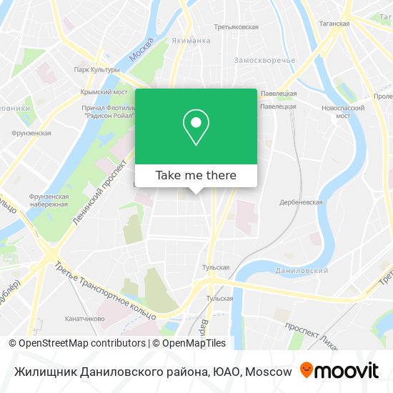 Жилищник Даниловского района, ЮАО map