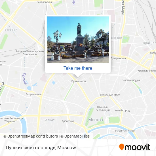 Пушкинская площадь map
