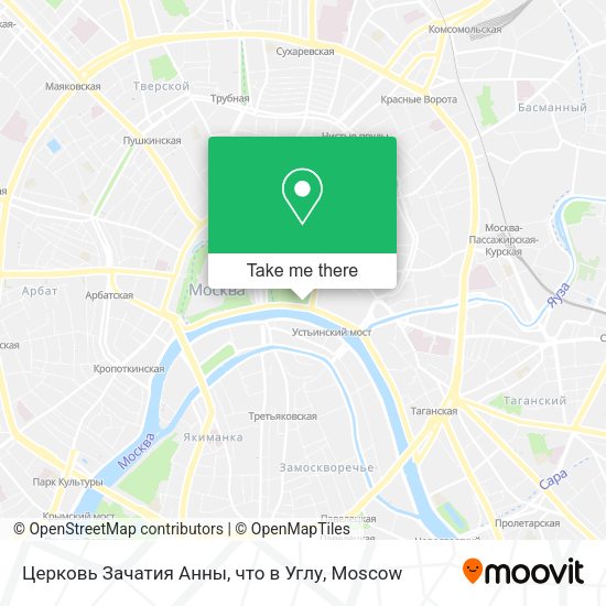 Церковь Зачатия Анны, что в Углу map