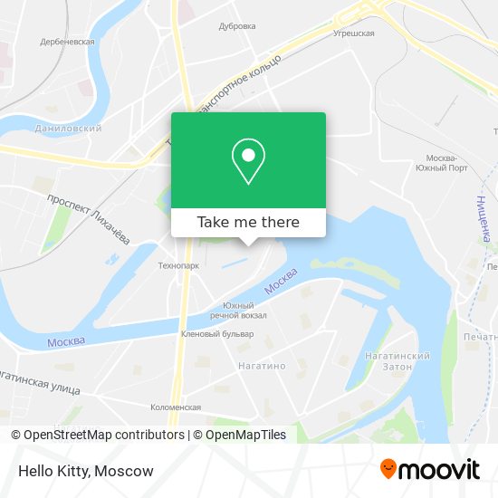 Hello Kitty map
