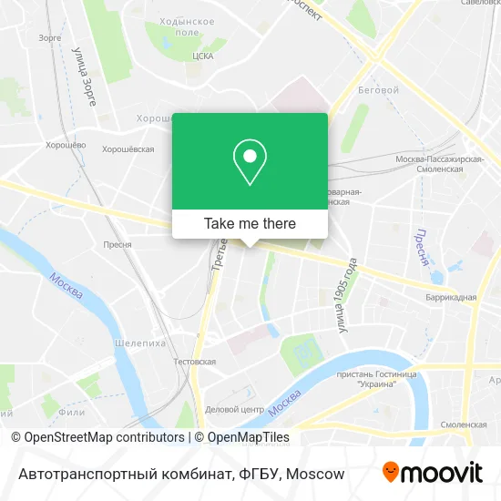 Автотранспортный комбинат, ФГБУ map