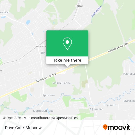 Drive Cafe map