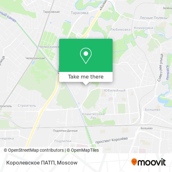 Королевское ПАТП map