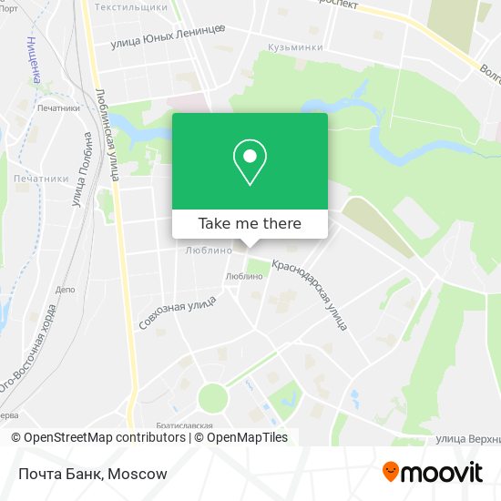 Почта Банк map