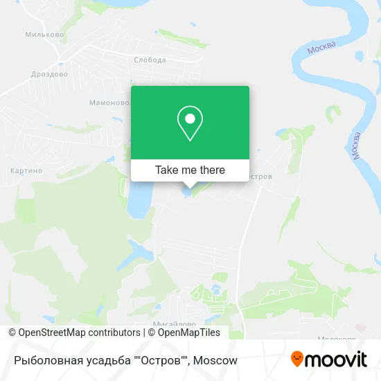 Рыболовная усадьба ""Остров"" map