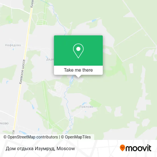 Дом отдыха Изумруд map