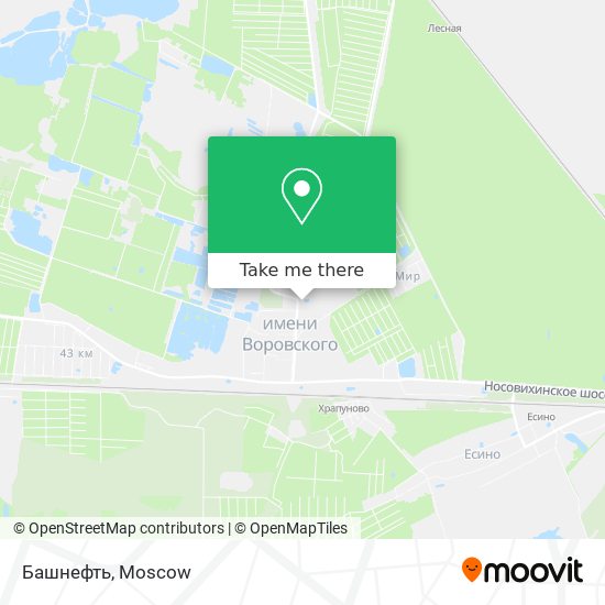 Башнефть map