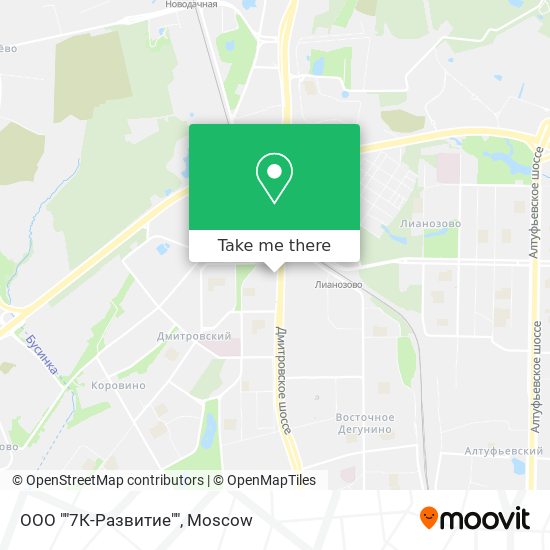 ООО ""7К-Развитие"" map