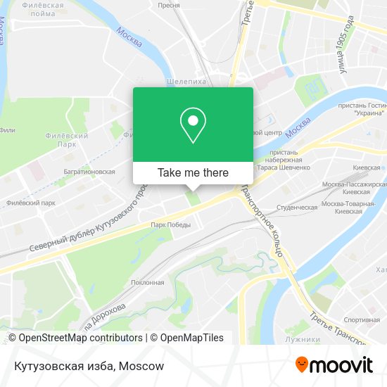 Кутузовская изба map