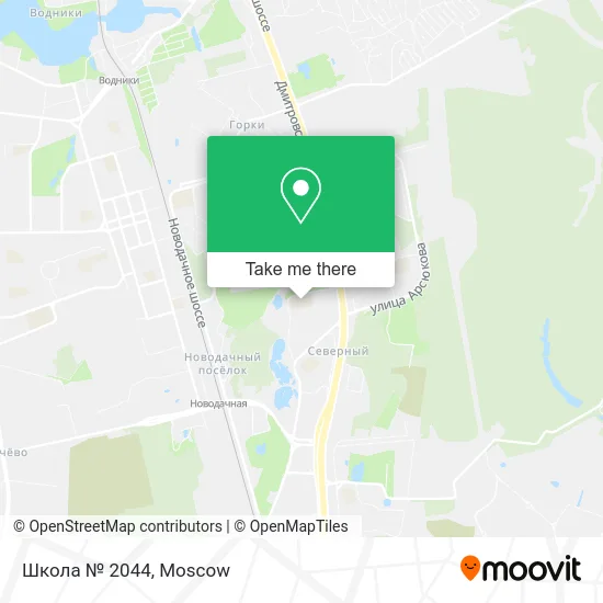 Школа № 2044 map