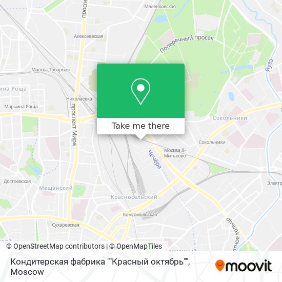 Кондитерская фабрика ""Красный октябрь"" map