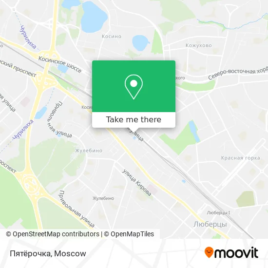 Пятёрочка map