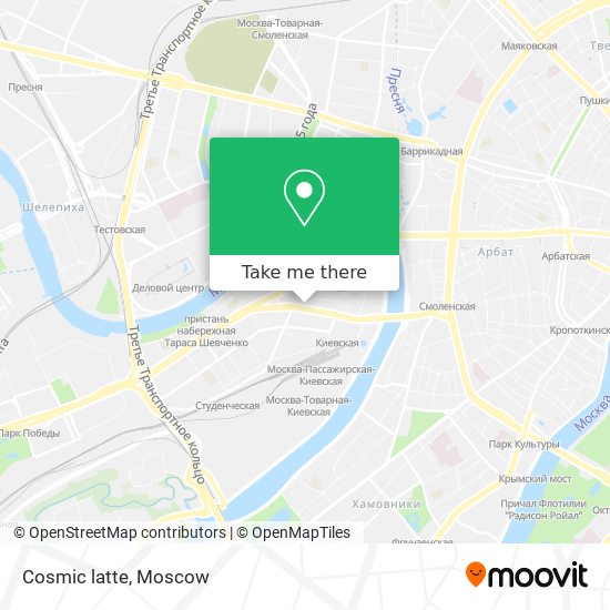 Cosmic latte map