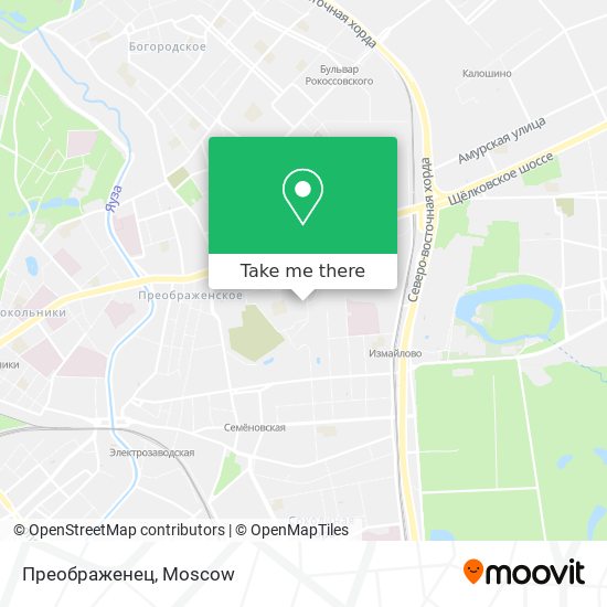 Преображенец map