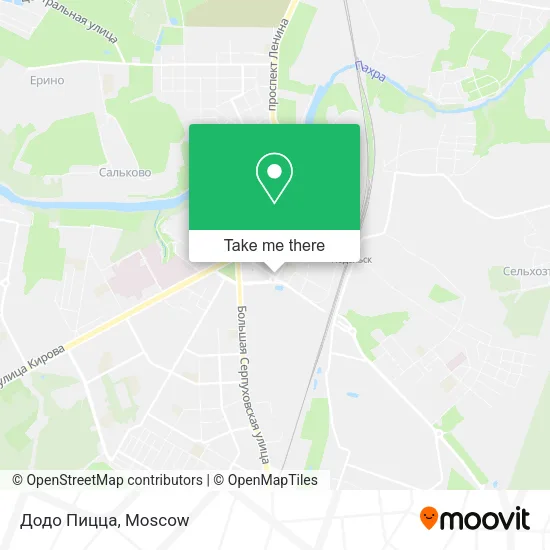Додо Пицца map