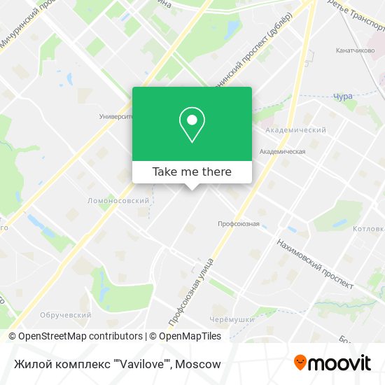 Жилой комплекс ""Vavilove"" map