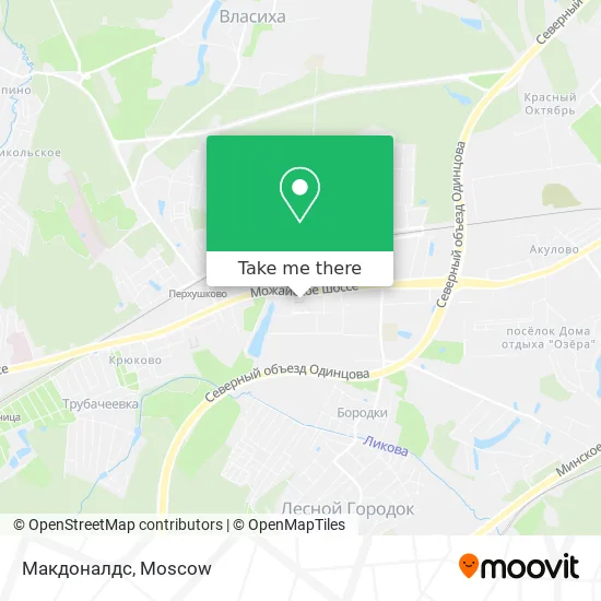 Макдоналдс map