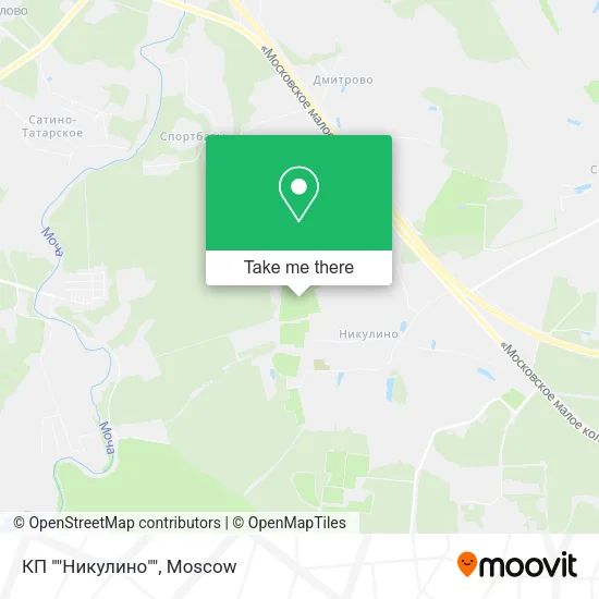 КП ""Никулино"" map
