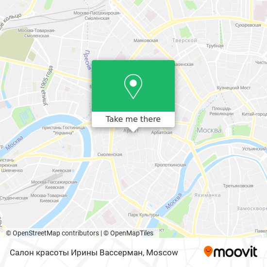Салон красоты Ирины Вассерман map