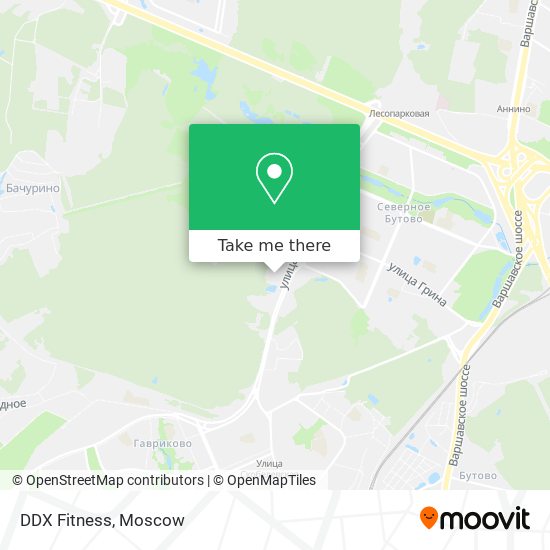 DDX Fitness map