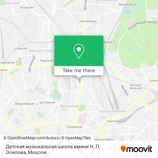 Детская музыкальная школа имени Н. П. Осипова map