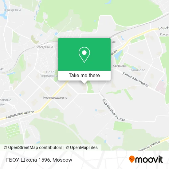 ГБОУ Школа 1596 map