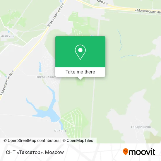 СНТ «Таксатор» map