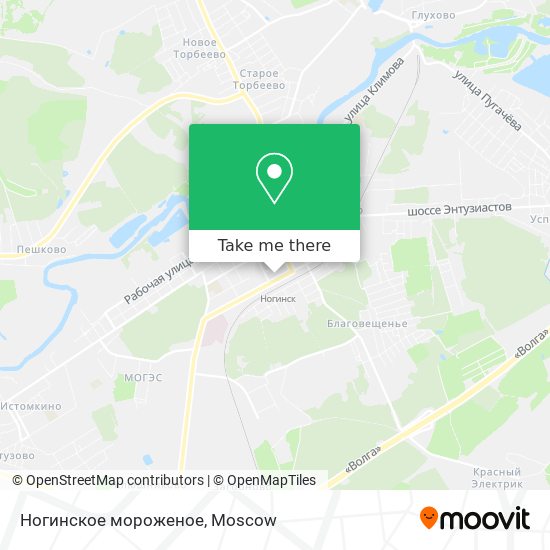 Ногинское мороженое map